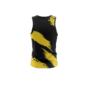 High Quality Men's Sleeveless Athletic Shirts Custom <b>Running</b> <b>Singlet</b> Sublimation High Tank Tops Knitted Men's Athletic Wear - Product Image 5