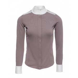 Camisas de Equitación Personalizadas para Mujer, Transpirables, de Tela Elástica, Ropa de Montar a Caballo de Manga Corta, Modernas y de Lujo - Product Image 5