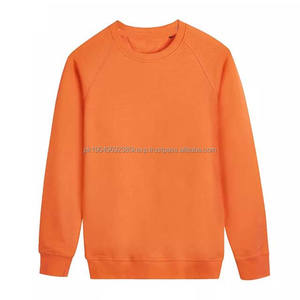 Sudaderas de cuello redondo básicas de lana de algodón con logotipo personalizado 360GSM sudaderas deportivas de invierno lisas con bordado impreso al por mayor para hombres - Product Image 3