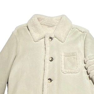 Premium Genuine Leather <b>Shearling</b> <b>Jacket</b> <b>Men</b> Warm Fur Lined Aviator Biker Winter Coat Durable Stylish Luxury Outerwear Wear - Product Image 1