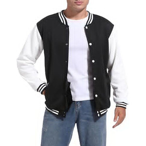 Chaqueta Varsity para Hombre, Talla Grande, Multicolor, Manga Larga, Bordado de Béisbol, Cargada por Dress Sports - Product Image 1
