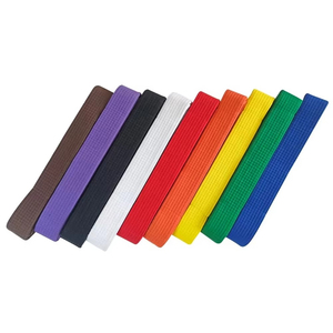 Cinturones de Jiu Jitsu Brasileño con Logotipo Personalizado en Diferentes Colores, Posición Frontal del Logotipo Personalizada, Diseño Personalizado - Product Image 3