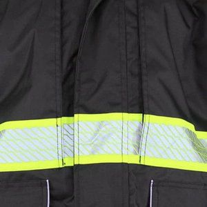 Customise Outdoor Class 2 Waterproof Polyester <b>Work</b> Safety Jacket Uniform Hooded <b>Jumper</b> High Visibility Reflective Stripes - Product Image 3