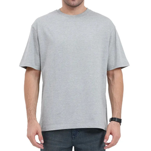 T-shirt en jersey 100 % coton coupe classique pour homme, personnalisable avec logo, streetwear, séchage rapide, respirant, prix réduit, vierge - Product Image 4