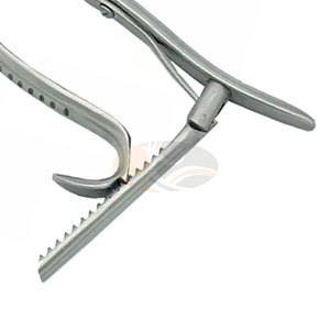 Pinza de sujeción ósea Kern Premium de alta resistencia con mandíbulas dentadas de acero inoxidable, instrumento quirúrgico ortopédico para una sujeción segura - Product Image 3