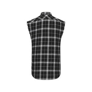 Nouvelle Arrivée 2026 – Chemise sans manches à carreaux pour homme, Chemises boutonnées style cowboy, Chemises sans manches de performance musculaire - Product Image 4