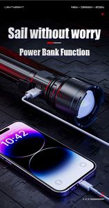CITICITY Tactical Flashlight High Lumens <b>Rechargeable</b> USB Super Bright <b>LED</b> 4 Modes & Waterproof Outdoor Indoor - Product Image 5