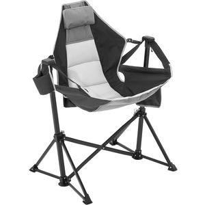 Silla de Camping Reclinable con Capacidad de Carga de 300 Libras, con Portavasos, Reposacabezas, Plegable, con Bolsa de Almacenamiento para Aventuras al Aire Libre - Product Image 1