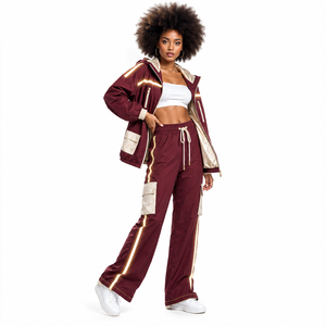 Boxy Drop Shoulder Windbreaker Custom Woven Label <b>Zip</b> Pocket Chest Design Waterproof Softshell Fabric Private Label Wear New - Product Image 1