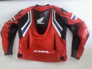 Chaqueta de Motociclismo AERO de Cuero, Manga Larga, Resistente al Viento, con Estampado por Transferencia de Calor, Unisex para Adultos, Primavera, Rojo, Blanco, Azul, 220g - Product Image 2