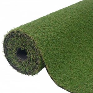 Gazon artificiel vert clair et vert foncé avec des tons bruns - Product Image 1