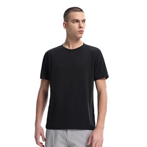 T-shirts de sport pour hommes, style personnalisé, neufs, de haute qualité, col rond, tricotés, 180 grammes, pour la musculation et la gym - Product Image 1
