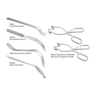 Orthopedic Basic Anterior Approach Instrument Set 7-Piece Stainless Steel Surgical Instruments Trauma Surgery Kit SURGINEXA - Product Image 1