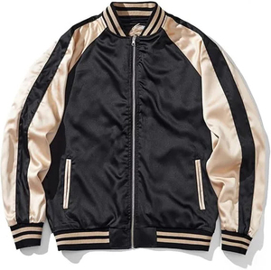 Skyler Men's <b>Chinese</b> Style Quilted <b>Jacket</b> Waterproof Polyester/Rayon Turn-down Collar Zipper Closure Autumn Wear - Product Image 2