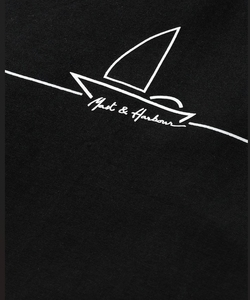 T-shirt décontracté noir à manches courtes pour homme avec logo frontal, 100 % coton respirant, tricoté, écologique, ODM, pour l'été - Product Image 6