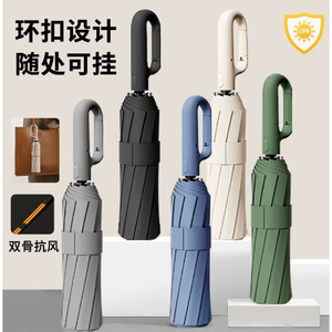 Paraguas Personalizado con Logotipo Impreso en Serigrafía para Regalo Corporativo, Diseño OEM, Uso en Exteriores contra Lluvia y Sol, Venta al Por Mayor, MOQ Bajo - Product Image 3