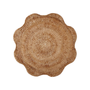 แผ่นรองจานรูปดอกไม้หวายสานคุณภาพสูง เป็นมิตรกับสิ่งแวดล้อม ดีไซน์คลาสสิก สีสันปรับแต่งได้ ตัวเลือกที่ดีที่สุดสำหรับเครื่องใช้บนโต๊ะอาหาร - Product Image 1