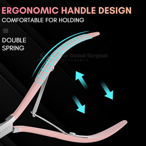 Cortacutículas de Acero Inoxidable Curvo de Alta Precisión con Amplia Apertura de Mandíbula para Dar Forma y Recortar Uñas en Casa y Salón - Product Image 4