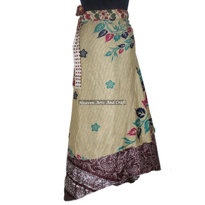 Nueva Falda de Seda con Estampado Veraniego para Niñas, Estilo Boho, Multicolor, Cómoda, Estilo Hippie, Talla Única, Estilo Gitano - Product Image 3