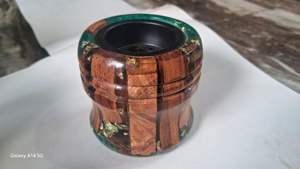 Brûleur à encens arabe en époxy pour bâtonnets d'oud, porte-encens oriental en bois pour encens aromatique, fabriqué en Inde, à vendre - Product Image 3