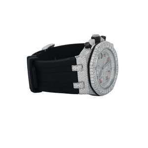 Luxury Limited Edition Men's <b>Automatic</b> Chronograph <b>Watch</b> Sapphire Crystal Dial 41MM Stainless Steel Case Moissanite Mechanical - Product Image 3