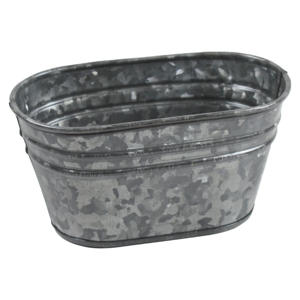 Macetero de Jardín de Hierro con Diseño Iónico, Cesta para Macetas, Decoración para el Hogar y Exteriores, Acabado Galvanizado, Uso en Restaurantes - Product Image 4