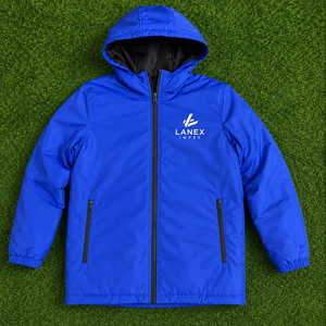 Custom Kids Waterproof Swim Parka Jacket with Hood Windproof Fleece Lined Long Changing Robe <b>Coat</b> for Swimming, Surfing & <b>Beach</b> - Product Image 6