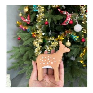 Figura de Animal de Madera, Escultura de Animal de Safari Pintada a Mano, Manualidad Animal para Juego Preescolar y Decoración del Hogar - Product Image 6