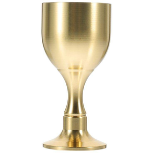 Calice de petite taille 100 ml, design martelé, gobelet moderne, verre à vin, accessoires d'église à prix réduit - Product Image 6