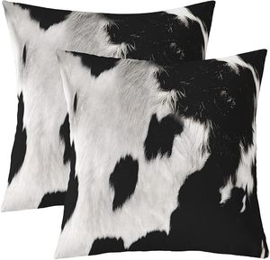 Funda de cojín cuadrada con estampado animal y cierre de cremallera, decoración moderna para el hogar, funda de almohada estampada lavable - Product Image 1