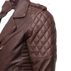 Vestes de moto en cuir de vachette véritable vieilli, grande taille, imperméables et coupe-vent, personnalisées, de haute qualité, vente en gros pour femmes - Product Image 5