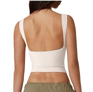 Blusa de verano transpirable con aberturas frontales y negras, sexy, para discoteca, fiesta, sin espalda, top corto, talla grande, en oferta - Product Image 5