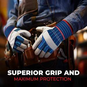 Winter Security & Protection Work <b>Gloves</b> Latex Palm Coated Knit Wrist Safety <b>Gloves</b> for Work Labor - Product Image 2