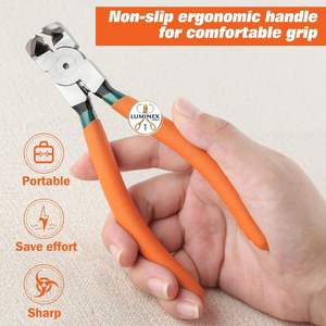 Pince coupante diagonale pour plastiques, coupe-fils coudée à 90° pour artisanat, coupe-fils latéral - Product Image 6