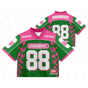เสื้อยืดโอเวอร์ไซส์ลายกราฟิก Y2K แบบยูนิเซ็กซ์ เสื้อกีฬาแบบสั่งทำ เสื้อฟุตบอลวินเทจ เสื้อยืดตาข่ายผู้ชาย เสื้อฟุตบอลเรโทร เสื้อยืดทรงบ็อกซี่ - Product Image 1