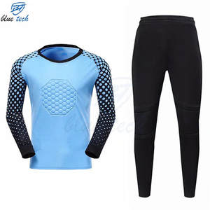 Oferta Especial: Conjunto de Jersey de Portero de Fútbol con Diseño Personalizado, Camiseta de Manga Larga Acolchada y Pantalones con Protección UV - Product Image 3