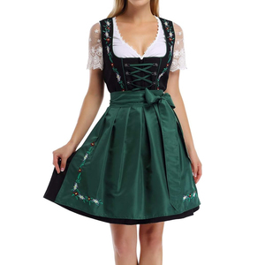 Dirndl Bávaro Bordado de Estilo Alemán Americano para la Primavera, Dirndl Bávaro para el Oktoberfest, Traje Tradicional - Product Image 5
