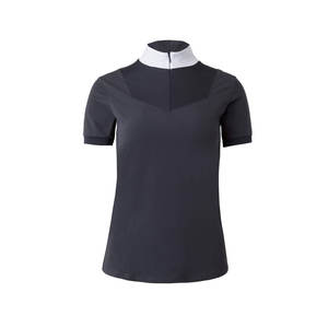 Camisas Ecuestres de Nuevo Diseño para Mujer, Camisa de Competición, Venta al por Mayor de Fábrica, Camisa Ecuestre de Manga Corta para Mujer, Camisa de Competición para Montar a Caballo - Product Image 1