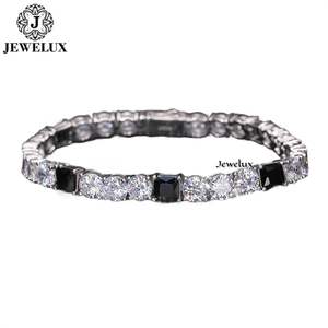 Best Quality Gold Plated Moissanite Diamond Tennis Bracelet Hip Hop Jewelry for <b>Men</b> Women Indian Supplier for Export - Product Image 1