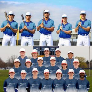 Custom Sublimation Gradient Design Baseball Jersey Breathable Sports Team Set Digital Printed Baseball Uniform - Product Image 5