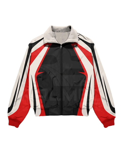 Ensemble de survêtement unisexe avec veste à capuche zippée à manches longues et short, color block, respirant, coupe oversize, idéal pour l'été - Product Image 4
