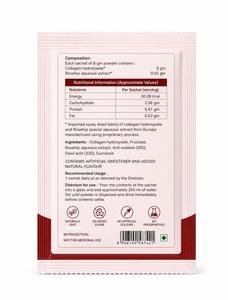 Extrait de Rose Musquée, Collagène Marin en Poudre, Sachets de Peptides, Peau Éclatante, Immunité, Soutien Articulaire, Boisson, Pack de 15 - Product Image 3