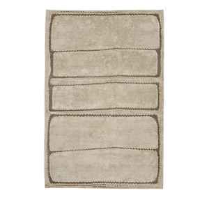 Tapis de luxe moderne en laine et viscose tufté à la main – Moquette personnalisée à poils hauts et bas pour salon et hôtel - Product Image 5