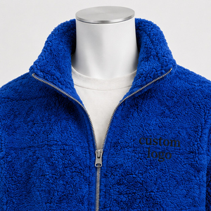 <b>Men's</b> <b>Sherpa</b> <b>Jacket</b> High Quality Soft Fleece Winter Outerwear Comfortable Casual <b>Jacket</b> with Personalized Branding Factory - Product Image 6