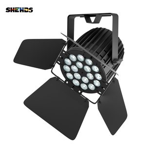 ไฟพาร์ LED อลูมิเนียมหล่อขึ้นรูปแบบเงียบ 18x18W 6in1 ผสมสี สำหรับงานแสดงระดับมืออาชีพ 10/6CH DMX Wash Lighting สำหรับงานอีเว้นท์และงานแต่งงาน - Product Image 2
