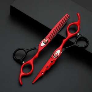 Tijeras de Peluquería, el Mejor Equipo de Salón y Barbería, Acero Inoxidable, Hoja Recta, Borde Afilado, Mango de Cerámica, Larga Duración - Product Image 2