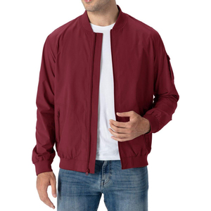Custom Embroidery Logo Bomber <b>Jacket</b> Nylon Fabric Black Nylon Fabric Satin Oversized <b>Jacket</b> Thick American Style Bomber <b>Jacket</b> - Product Image 6