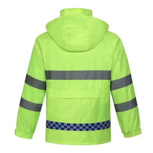 เสื้อฮู้ดสะท้อนแสง เสื้อแจ็คเก็ตความปลอดภัยสูง มองเห็นได้ชัดเจน เหมาะสำหรับงานกลางแจ้ง ใช้ได้ทุกวัน เสื้อฮู้ดป้องกันเพื่อความปลอดภัย - Product Image 3