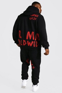 ชุดวอร์มมีฮู้ดสำหรับผู้ชาย,ชุดวอร์มโอเวอร์ไซส์เสื้อกันหนาวผ้าหนาดีไซเนอร์ผ้าหนามากกว่าไซส์ใหญ่พิเศษสำหรับฤดูใบไม้ร่วงฤดูหนาวขายส่ง - Product Image 6