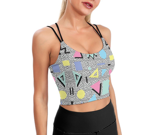 Sujetador Deportivo Personalizado con Estampado por Sublimación, Top Corto para Fitness, Bralette de Doble Tirante, Sujetador Deportivo de Alto Impacto, Secado Rápido - Product Image 3